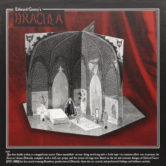 Edward Gorey's Dracula Toy Theatre NIB - Picture 3 of 12
